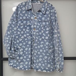 NWOT CHIC SOUL DENIM JACKET. SIZE 3X